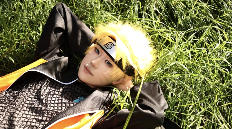 Ảnh trai đẹp mạnh mẽ cosplay Naruto