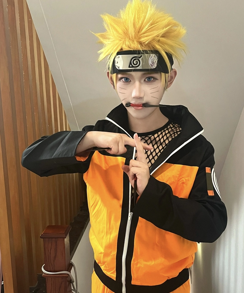 Ảnh trai đẹp thần thái lạnh cosplay Naruto