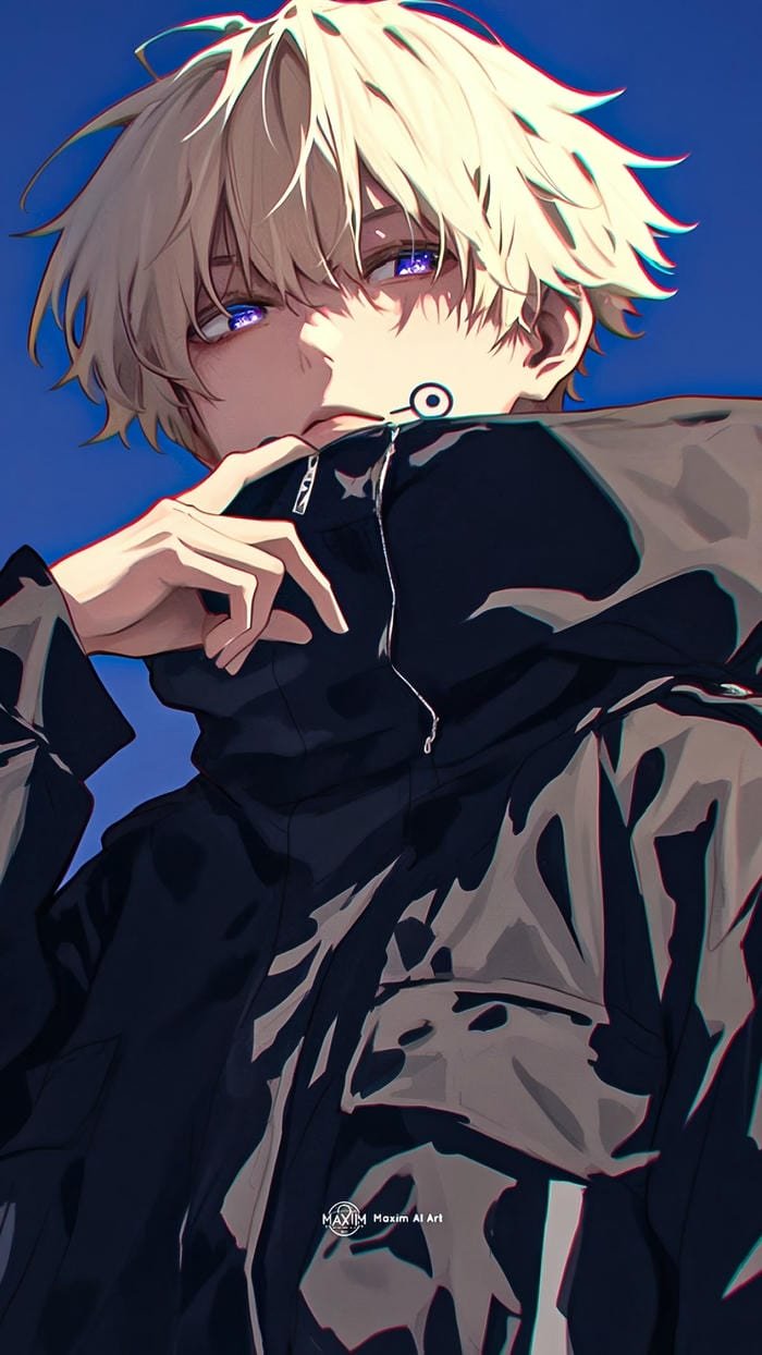 Anime nam ngầu mẫu ảnh cá tính