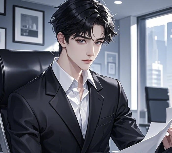 Bức ảnh anime tổng tài doanh nhân