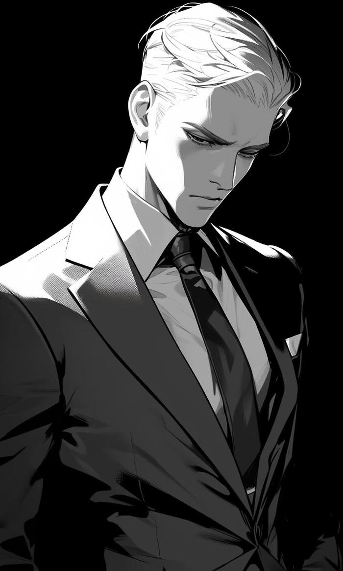 Bức ảnh nam tổng tài anime điềm đạm