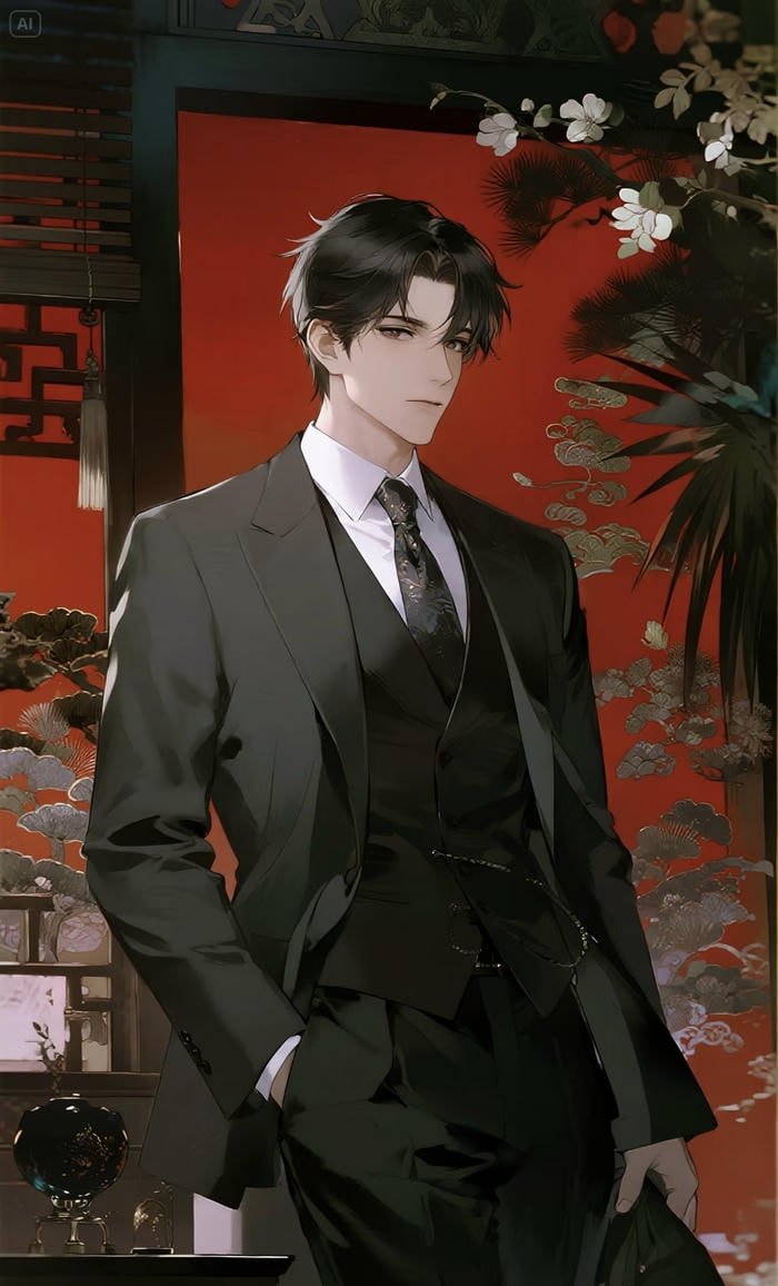 Bức ảnh nam tổng tài anime trưởng thành