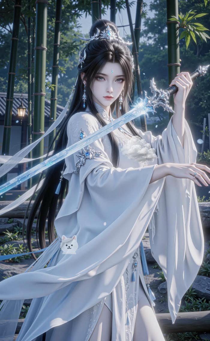 Bức ảnh nhân vật nữ kiếm anime