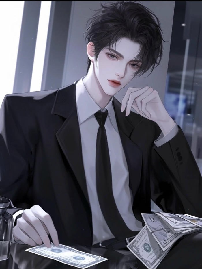 Bức ảnh tổng tài anime ánh nhìn sâu