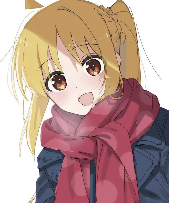 Bức hình anime tóc vàng phong cách riêng