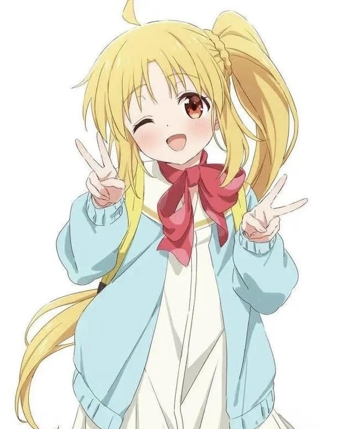 Bức hình anime tóc vàng rõ nét