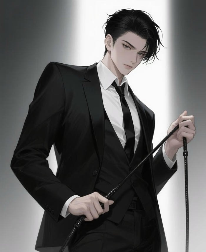 Bức hình anime tổng tài ánh nhìn sắc