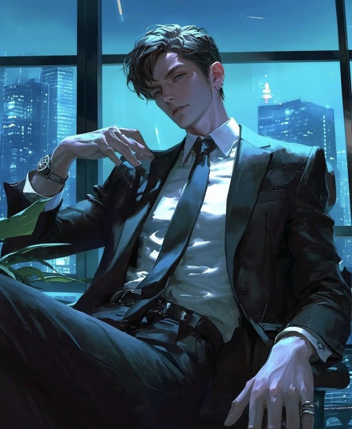 Bức hình anime tổng tài lãnh đạo trẻ