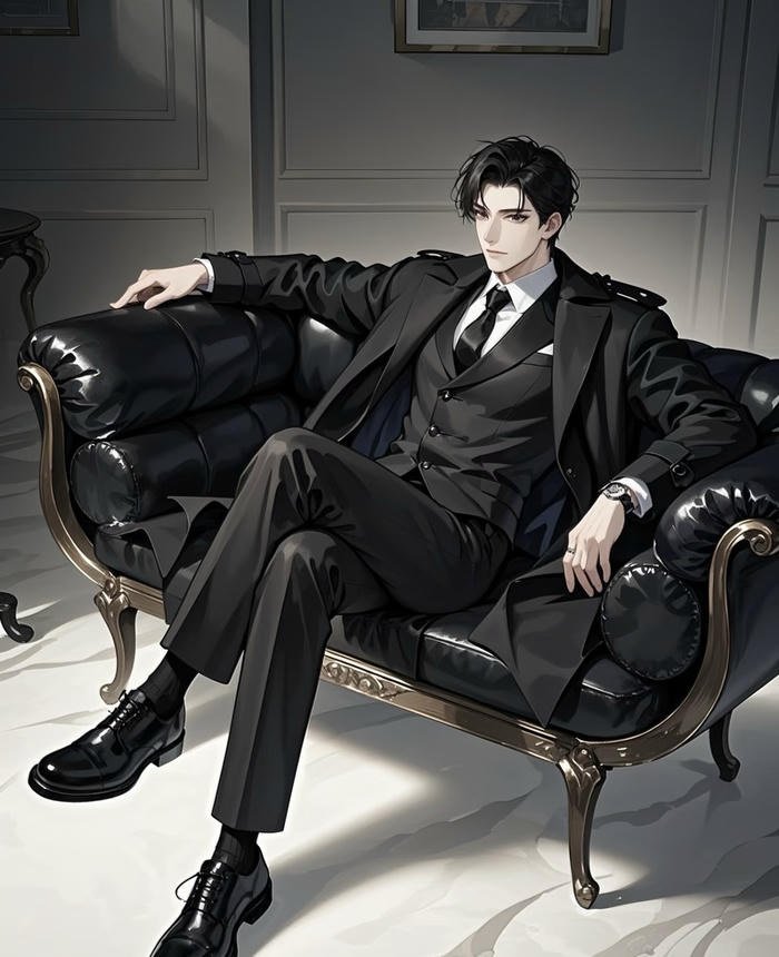 Bức hình nam tổng tài anime sang trọng