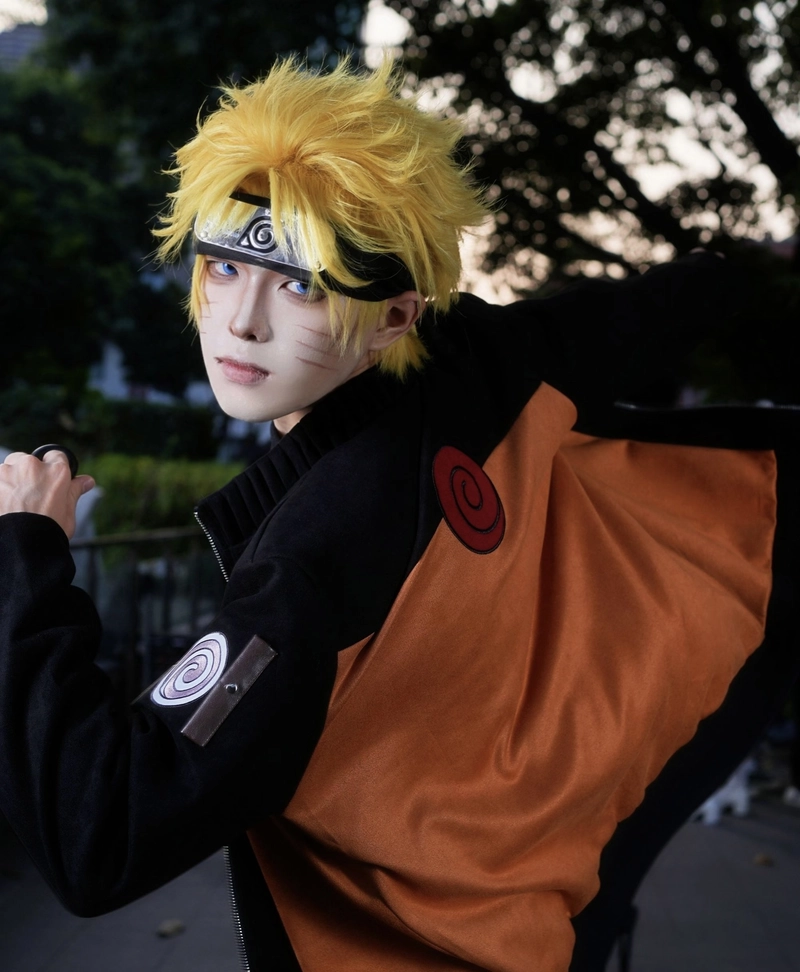 Chân dung nam đẹp phong cách cosplay Naruto
