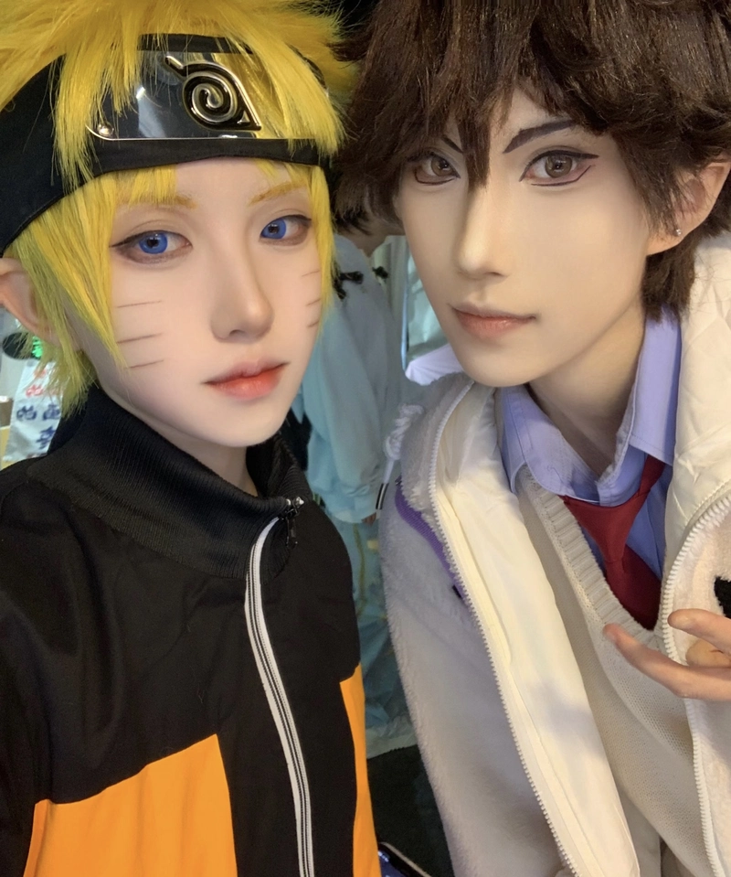 Chân dung nam thần thái mạnh cosplay Naruto