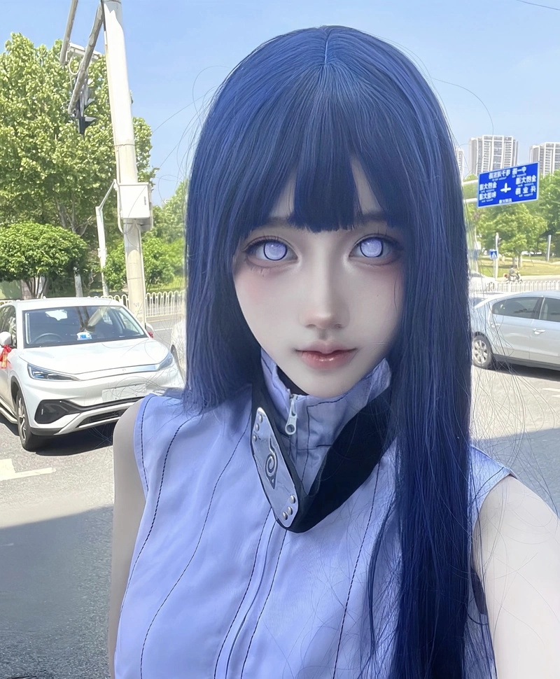Chân dung nữ đẹp thần thái cosplay Hinata