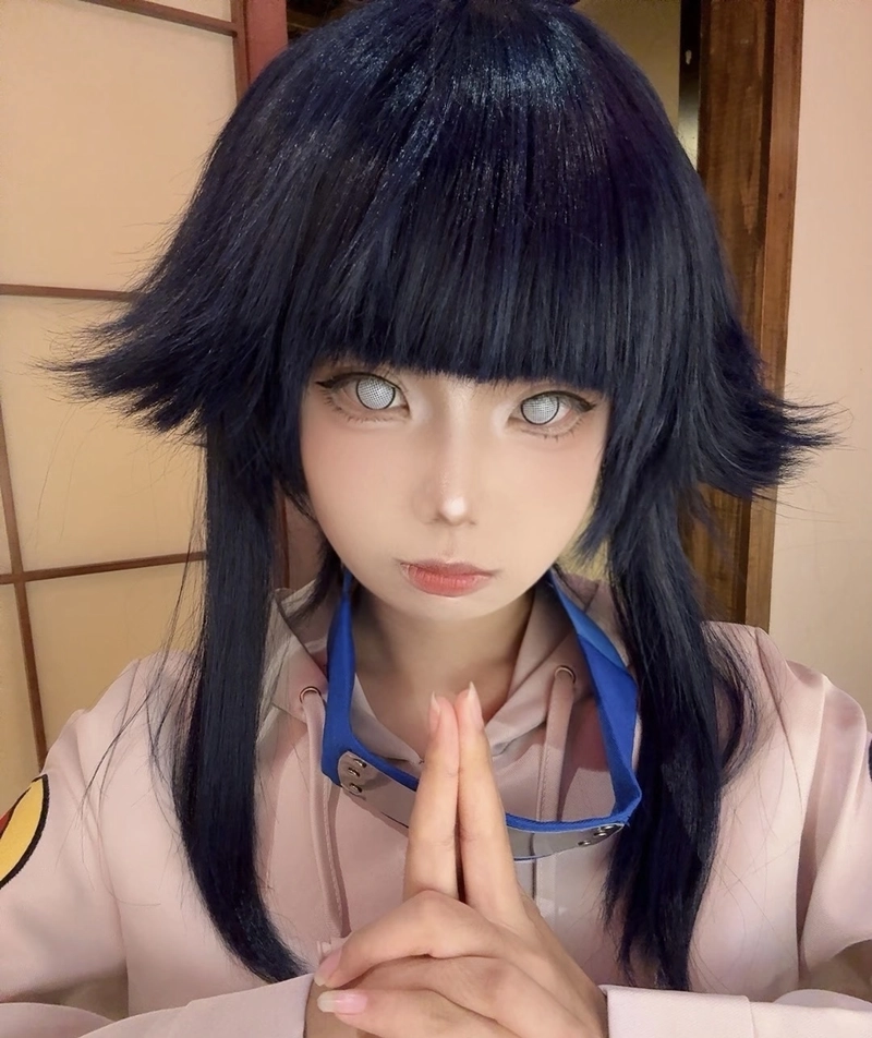 Chân dung nữ dịu dàng đẹp cosplay Hinata