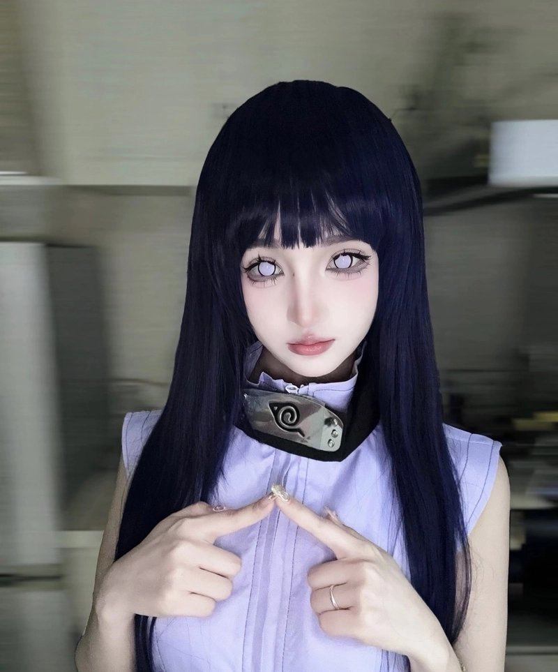 Chân dung nữ ninja dịu dàng cosplay Hinata