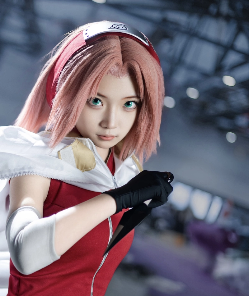 Cosplay Sakura phong cách nhẹ nhàng nữ tính