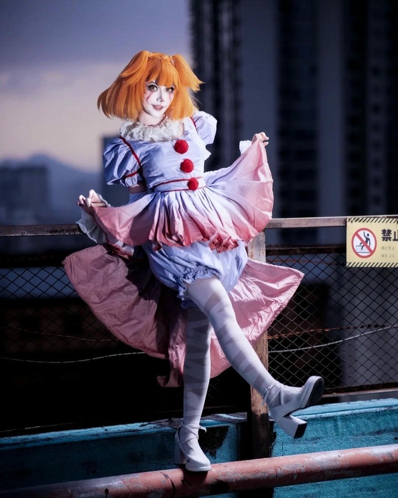 Cosplay halloween tạo hình sắc nét mang nét rùng rợn