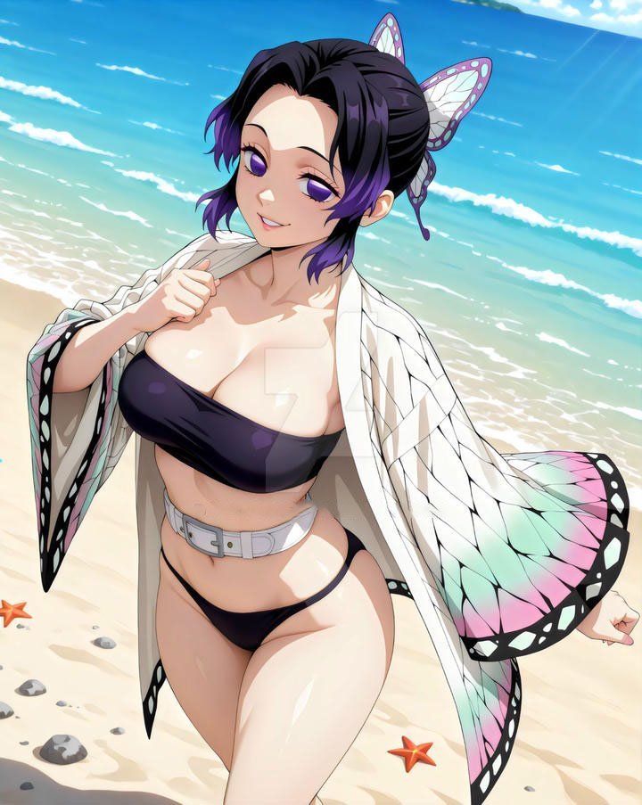 Daki kimetsu no yaiba hentai pose khiêu khích