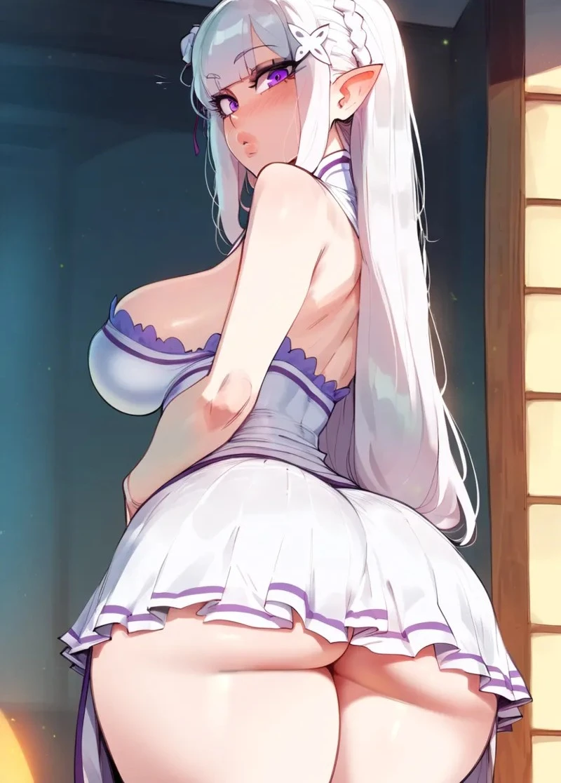 Emilia hentai anime hot girl với đường nét hoàn hảo