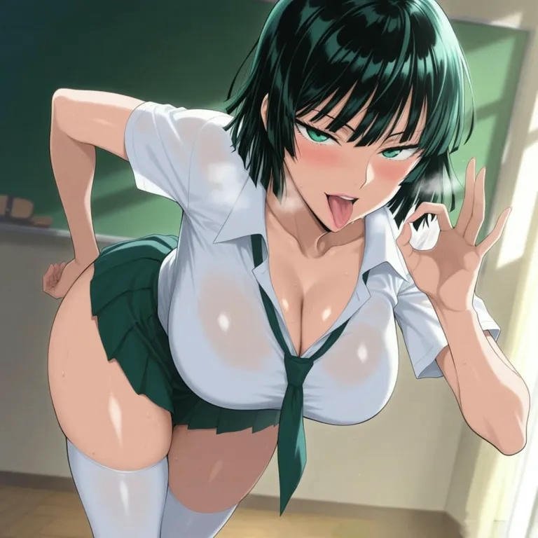 Fubuki hentai One Punch Man mặt dâm loạn cực khoái ngập