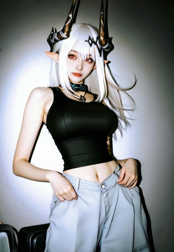 Gái xinh cosplay anime sexy ngầu cuốn