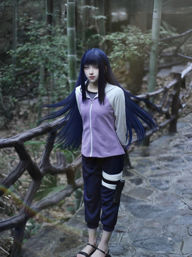 Gái xinh cosplay tóc đen đẹp Hinata