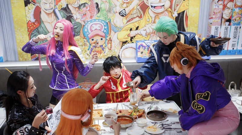 Góc chụp cosplay One Piece bối cảnh đẹp