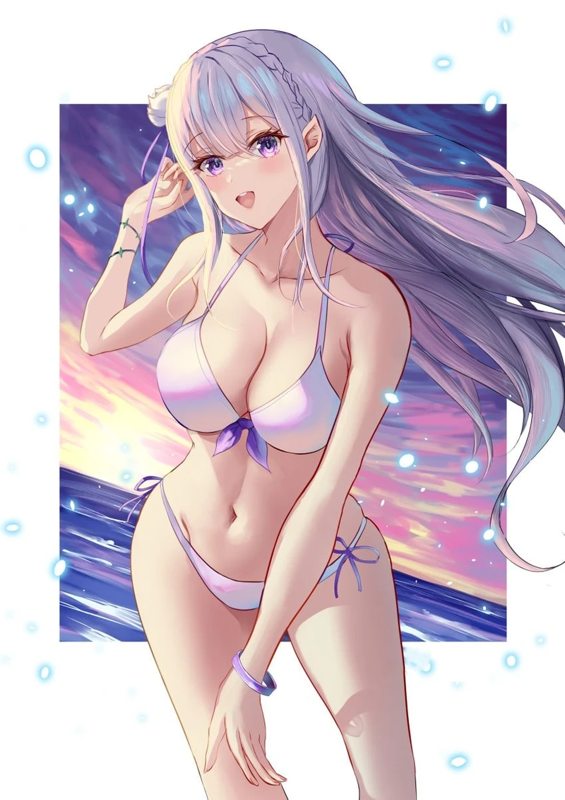 Hình Emilia hentai anime chất lượng cao sắc nét