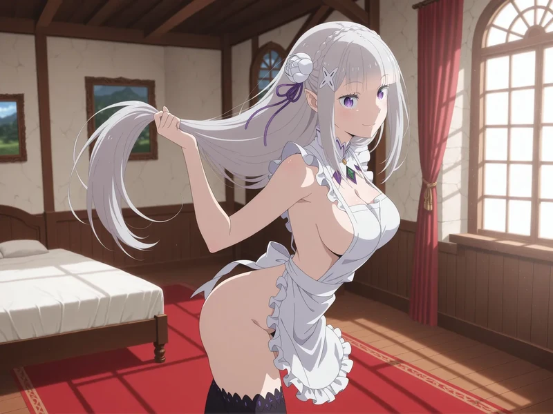 Hình ảnh Emilia hentai sexy anime đầy sức hút