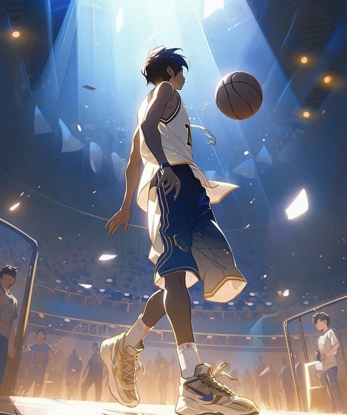 Hình ảnh anime bóng rổ sắc nét