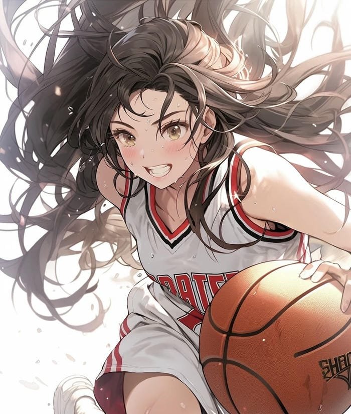 Hình ảnh anime bóng rổ sống động