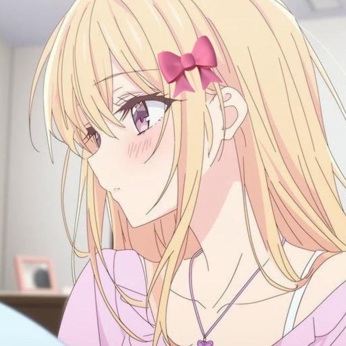 Hình ảnh anime nữ cute dịu dàng