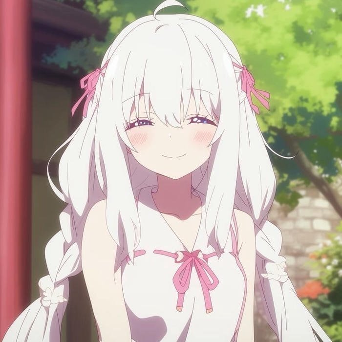 Hình ảnh anime nữ cute nụ cười