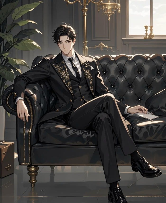 Hình ảnh anime tổng tài ánh mắt lạnh