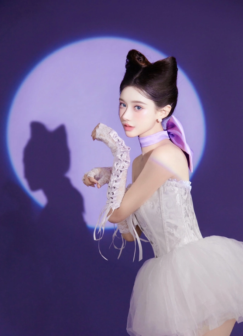 Hình ảnh bộ đồ mèo cosplay với thiết kế dễ thương