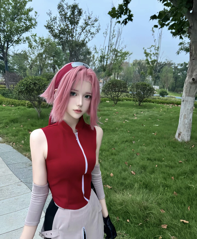 Hình ảnh chụp sáng đẹp mang cosplay Sakura