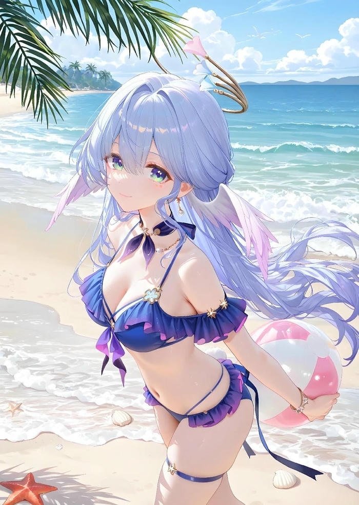 Hình ảnh gái anime mlem với ánh mắt long lanh đáng yêu