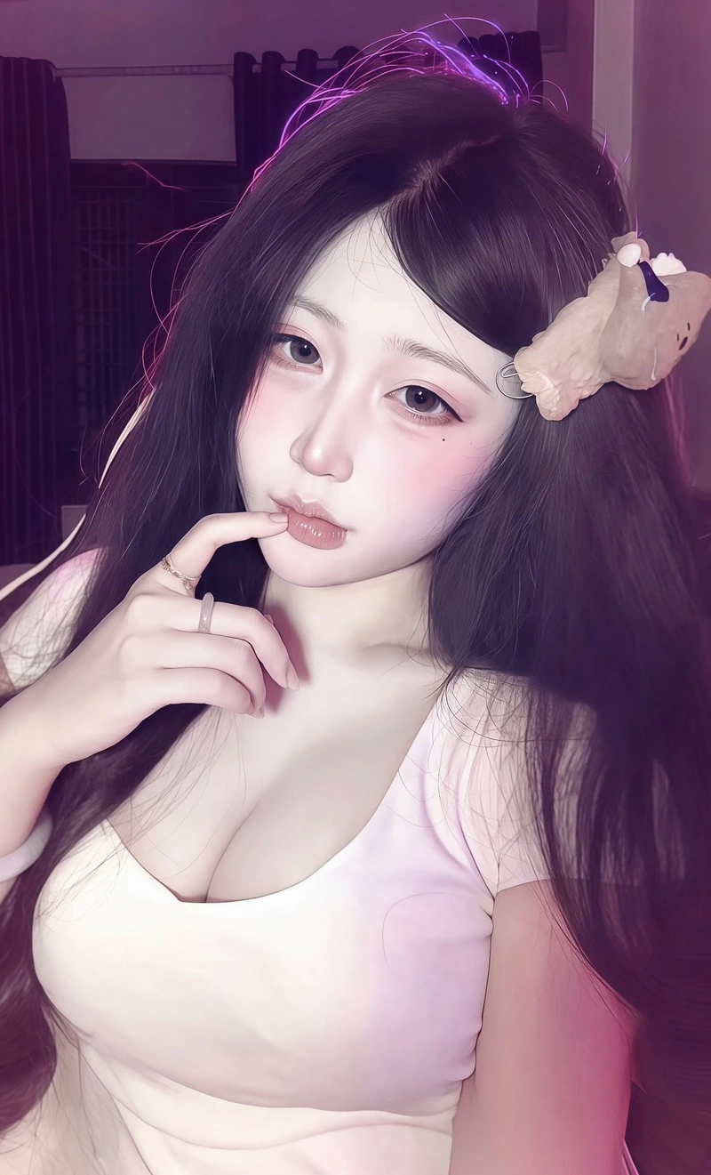Hình ảnh gái xinh 2k5 tạo điểm nhấn bằng bikini hồng ngọt