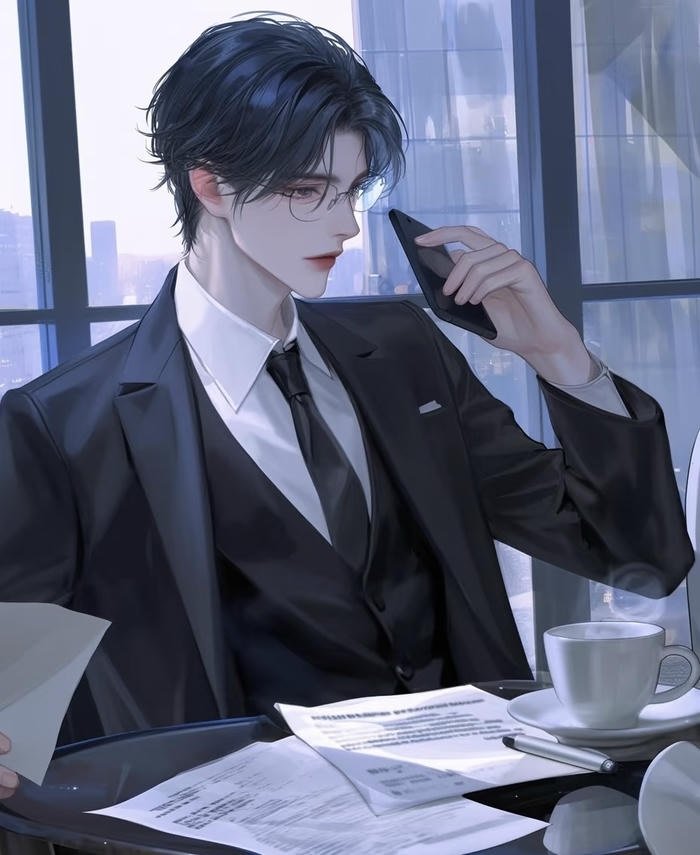 Hình ảnh nam tổng tài anime cuốn hút