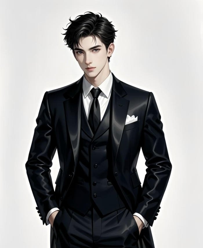 Hình ảnh nam tổng tài anime điềm tĩnh