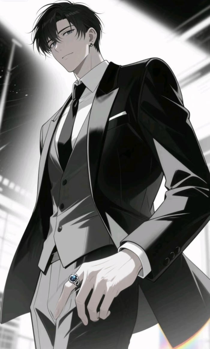 Hình ảnh nam tổng tài anime sang trọng