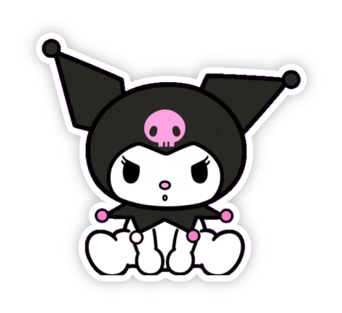 Hình ảnh nhãn dán Kurumi cute