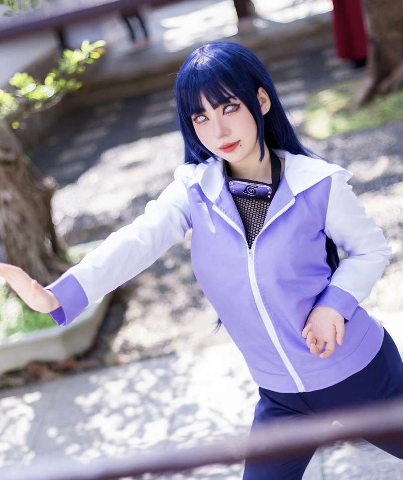 Hình ảnh nữ đẹp nhẹ nhàng cosplay Hinata