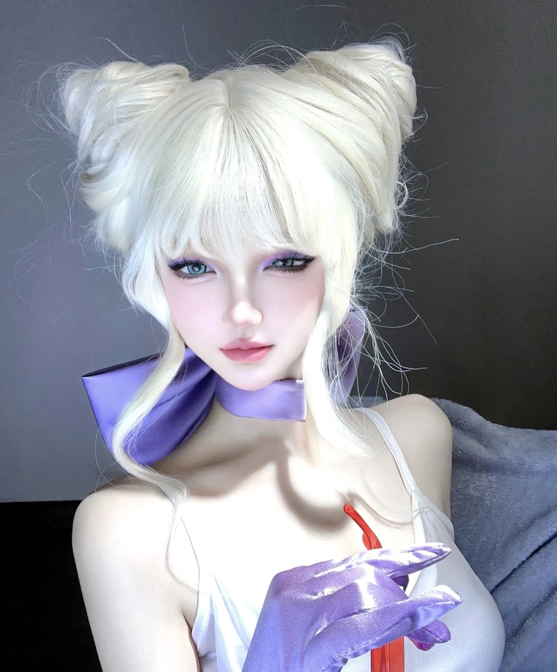 Hình ảnh phụ kiện lông mèo cosplay nổi bật trong ảnh