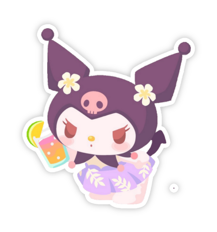 Hình ảnh sticker Kurumi dễ thương