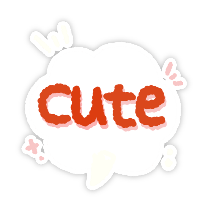 Hình ảnh sticker dễ thương vui nhộn