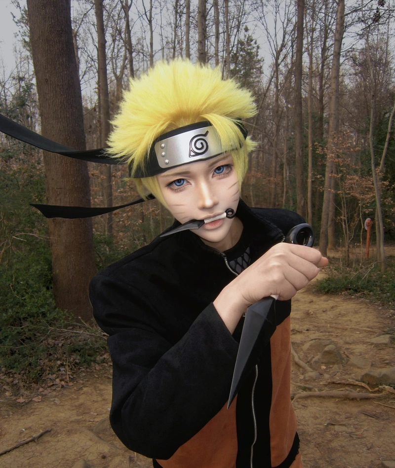 Hình ảnh trai đẹp phong cách cosplay Naruto