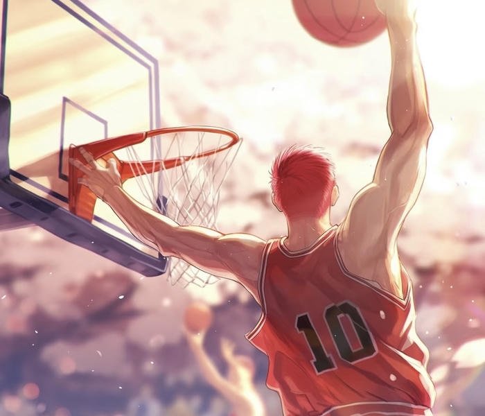 Hình anime bóng rổ đầy nhiệt huyết