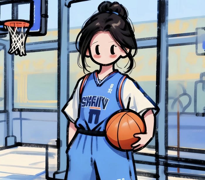 Hình anime bóng rổ nữ sinh
