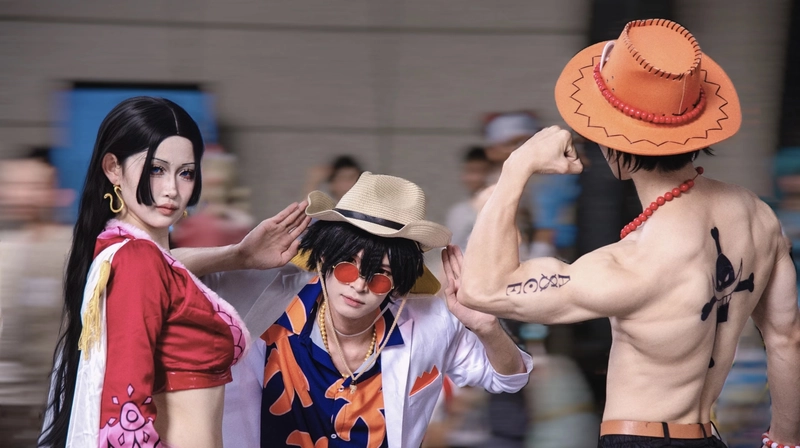 Hình cosplay One Piece tạo hình cuốn hút