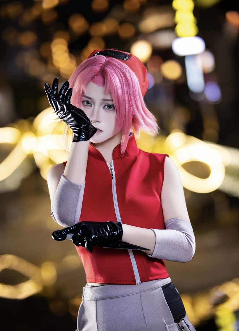 Hình cosplay Sakura phong cách dễ thương xinh
